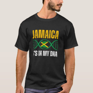 It's in My DNA Jamaica Flag Jamaican Pride T-Shirt