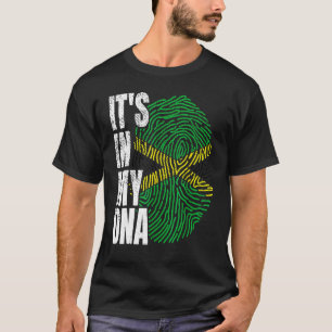 It's in My DNA Jamaican Flag Jamaica Black History T-Shirt