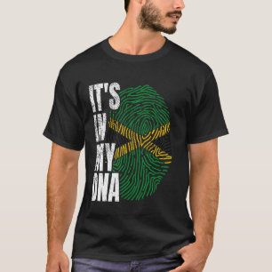 It's in My DNA Jamaican Flag Jamaica Boy Girl Gift T-Shirt
