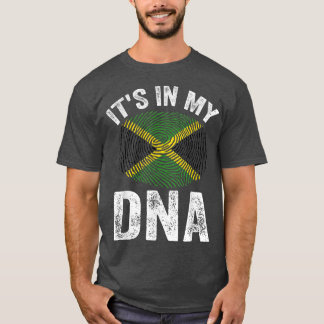 It's In My DNA Jamaican Gift Proud Jamaica Flag Me T-Shirt