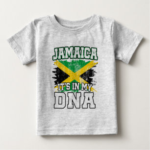 It's In My DNA Jamaican Pride Jamaica Flag Lover Baby T-Shirt