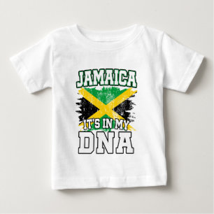 It's In My DNA Jamaican Pride Jamaica Flag Lover Baby T-Shirt