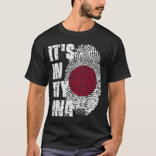 IT'S IN MY DNA Japan Flag Boy Girl Gift T-Shirt