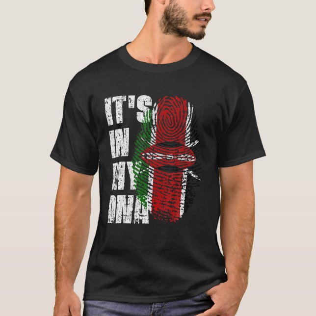 IT's IN MY DNA Kenya Flag Kenyan T-Shirt (Front)