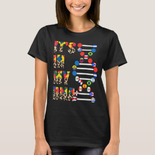 It's In My Dna Leopard Hispanic Heritage Month Pro T-Shirt