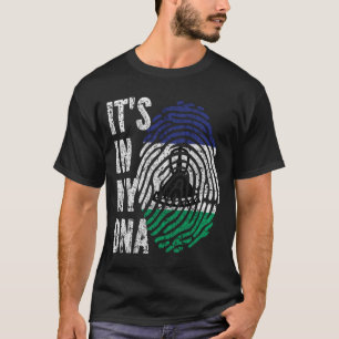 IT'S IN MY DNA Lesotho Flag Men Women Kids T-Shirt
