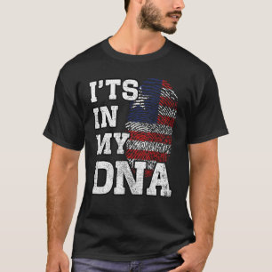 It's In My DNA Liberian Fingerprint Proud Liberia  T-Shirt