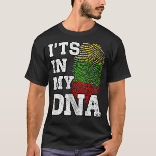 It's In My DNA Lithuanian Fingerprint Proud Lithua T-Shirt