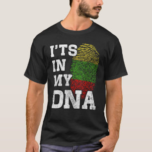 It's In My DNA Lithuanian Fingerprint Proud Lithua T-Shirt