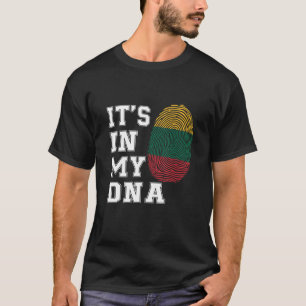 It's In My DNA Litva Proud Lithuania Flag T-Shirt