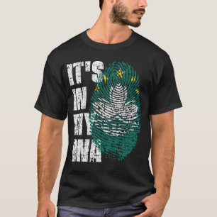 IT'S IN MY DNA Macau Flag Boy Girl Gift T-Shirt