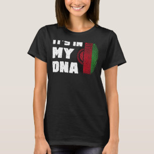 It's In My DNA Malawi Flag Fingerprint Men Women T-Shirt