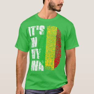 ITS IN MY DNA Mali Flag Boy Girl Gift T-Shirt