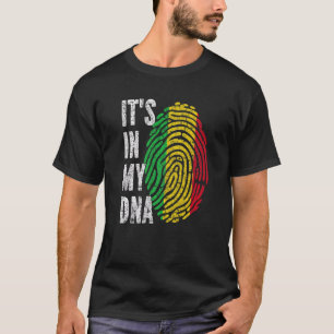 It's In My Dna Mali Flag  Malian T-Shirt
