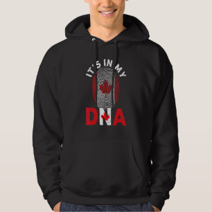 It's In My Dna Maple Leaf Canadian Flag Canada Pri Hoodie