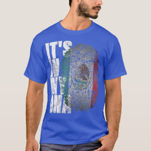 Its In My DNA Mexican Shirt Proud Hispanic Gift