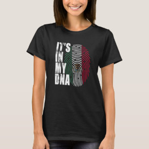 It's In My DNA Mexico Mexican Flag Independence Da T-Shirt