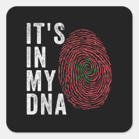 It's In My DNA - Morocco Flag