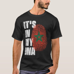 IT'S IN MY DNA Morocco Flag T-Shirt