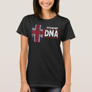 Its In My DNA National Flag British Patriotic Unit T-Shirt