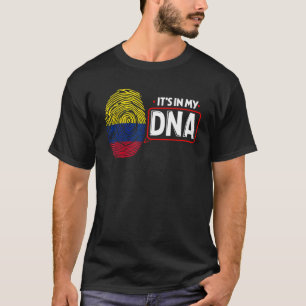 Its In My DNA National Flag Colombian Patriotic Co T-Shirt