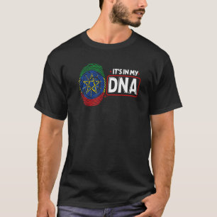 Its In My DNA National Flag Ethiopian Patriotic Et T-Shirt