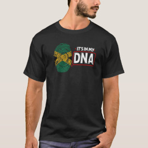 Its In My DNA National Flag Jamaican Patriotic Jam T-Shirt