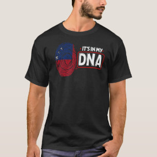Its In My DNA National Flag Samoan Patriotic Samoa T-Shirt