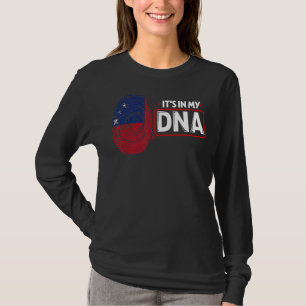 Its In My DNA National Flag Samoan Patriotic Samoa T-Shirt