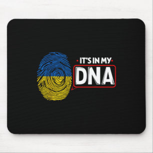 Its In My Dna National Flag Ukrainian Patriotic Uk Mouse Pad