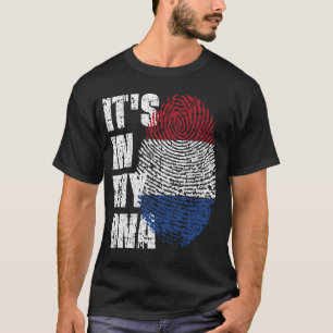 IT'S IN MY DNA Netherlands Flag Boy Girl Gift T-Shirt