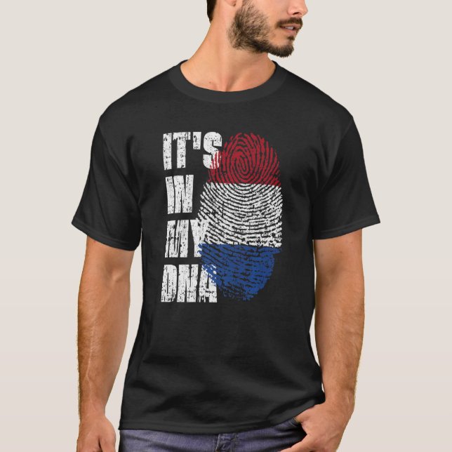 It's In My Dna Netherlands Flag Dutch T-Shirt (Front)