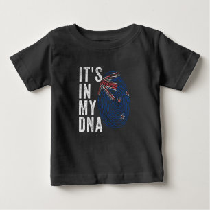 It's In My DNA - New Zealand Flag Baby T-Shirt