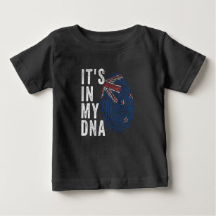 It's In My DNA - New Zealand Flag Baby T-Shirt