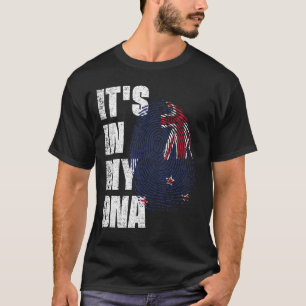 IT'S IN MY DNA New Zealand Flag T-Shirt