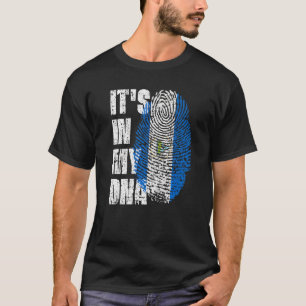 It's In My Dna Nicaragua Flag Nicaraguan T-Shirt