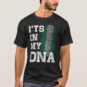 It's In My DNA Nigerian Fingerprint Proud Nigeria T-Shirt