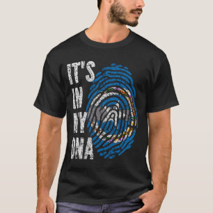 IT'S IN MY DNA Northern Mariana Islands Flag  T-Shirt