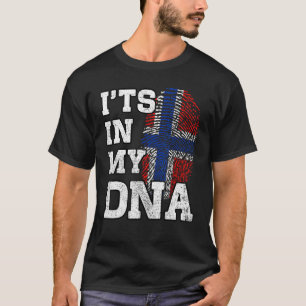 It's In My DNA Norwegian Fingerprint Proud Norway  T-Shirt
