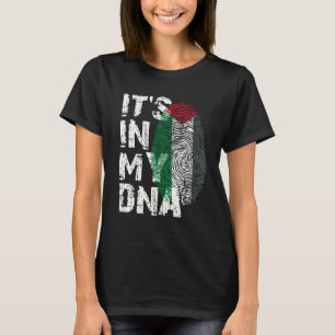 It's In My DNA Palestinian Vintage Palestine Flag T-Shirt