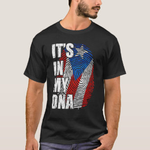 It's In My Dna Panamanian Puerto Rican Panama Puer T-Shirt