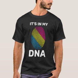Its In My Dna Pansexuality Flag Pan Pride Lgbt Pan T-Shirt