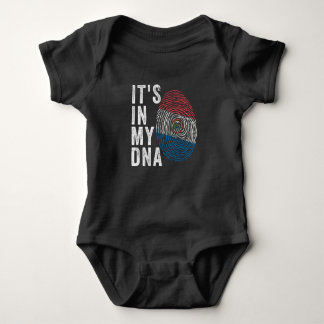 It's In My DNA - Paraguay Flag Baby Bodysuit