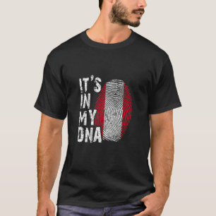 It's In My Dna Peru Flag Peruvian Football South A T-Shirt