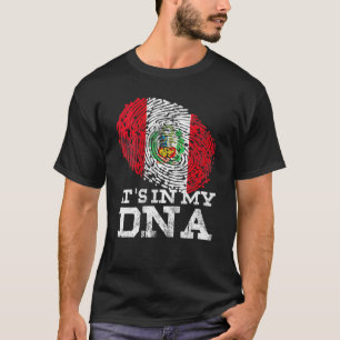 It's In My Dna Peruvian Hispanic Bandera De Peru T-Shirt