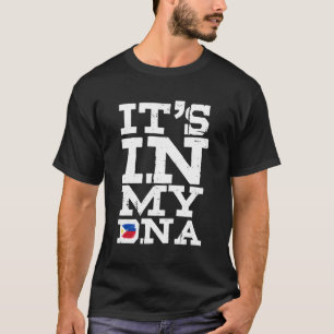 It'S In My Dna Philippines Filipino Flag Men Women T-Shirt