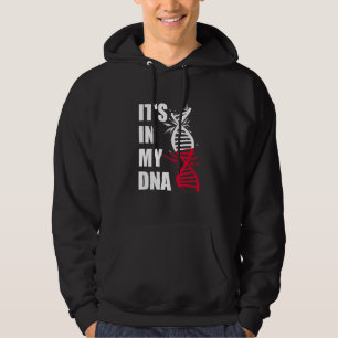 It's In My DNA Poland Roots Polish Flag Polska Pat Hoodie