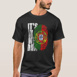 It's In My Dna Portugal Graphic For Men Portuguese T-Shirt