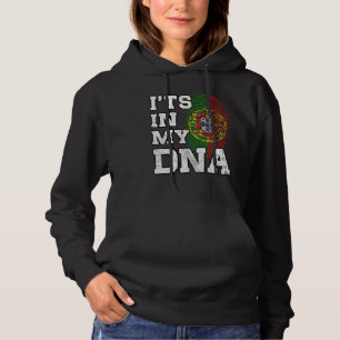 It's In My DNA Portuguese Fingerprint Proud Portug Hoodie