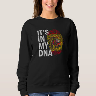 Its In My Dna Proud Hispanic Mexican Fingerprint D Sweatshirt